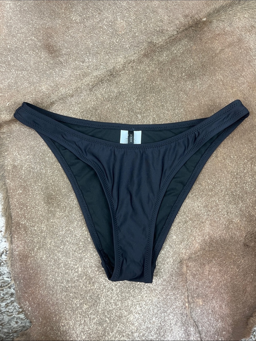 J Crew 1989 High Leg Bikini Bottom - Picture 2 of 6